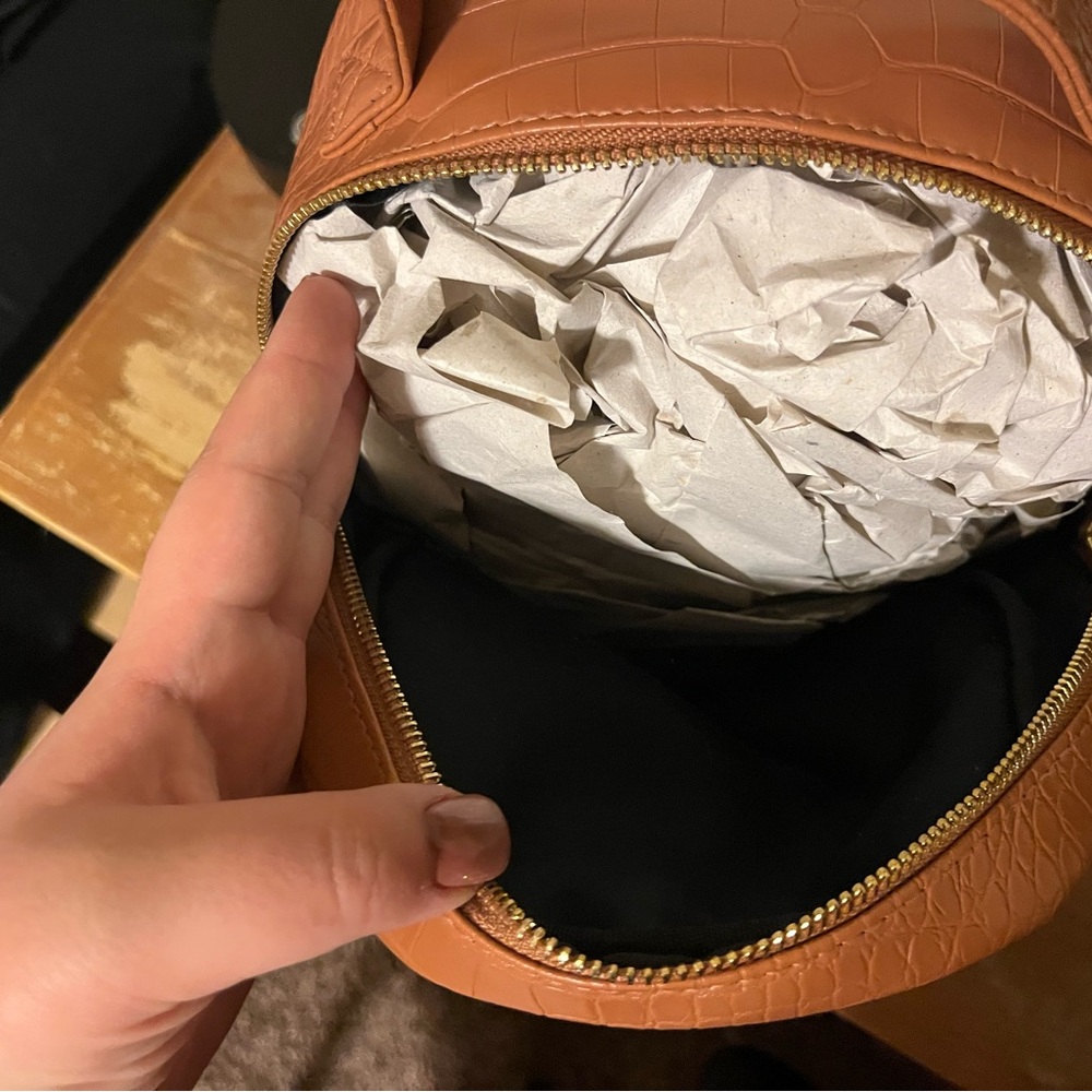 Wild Fable Croc-Embossed Leather Backpack - Picture 10 of 10
